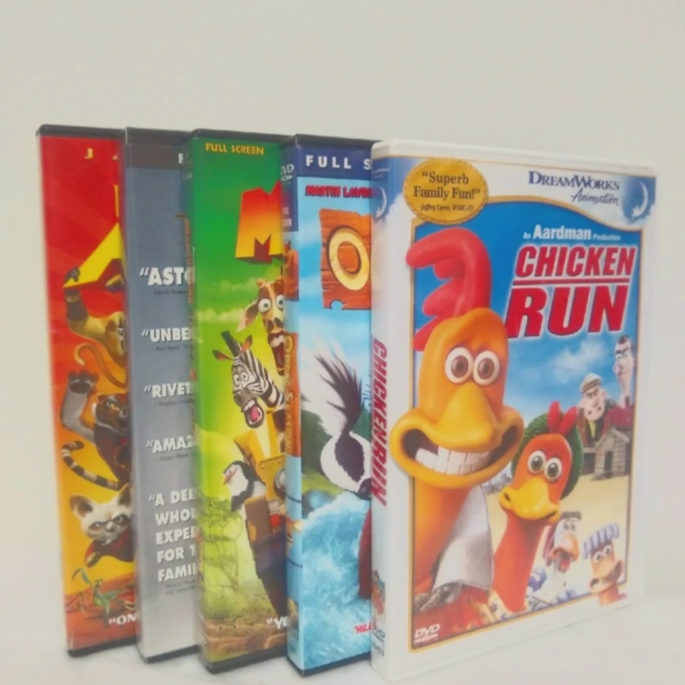 5 DVD's | Family Fun Movies | Kids | Used